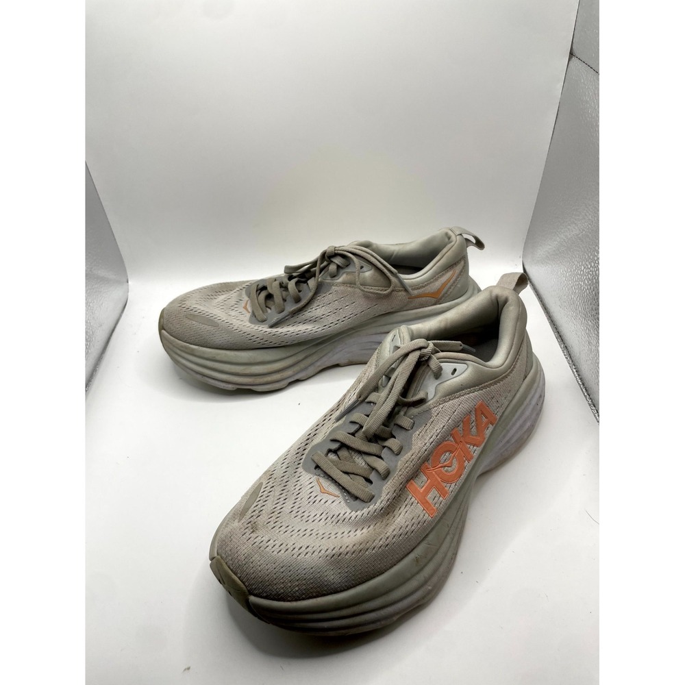 Hoka One One Bondi 8 1127952-HMLR Womens 7 B Sneaker Harbor Mist Running Shoes